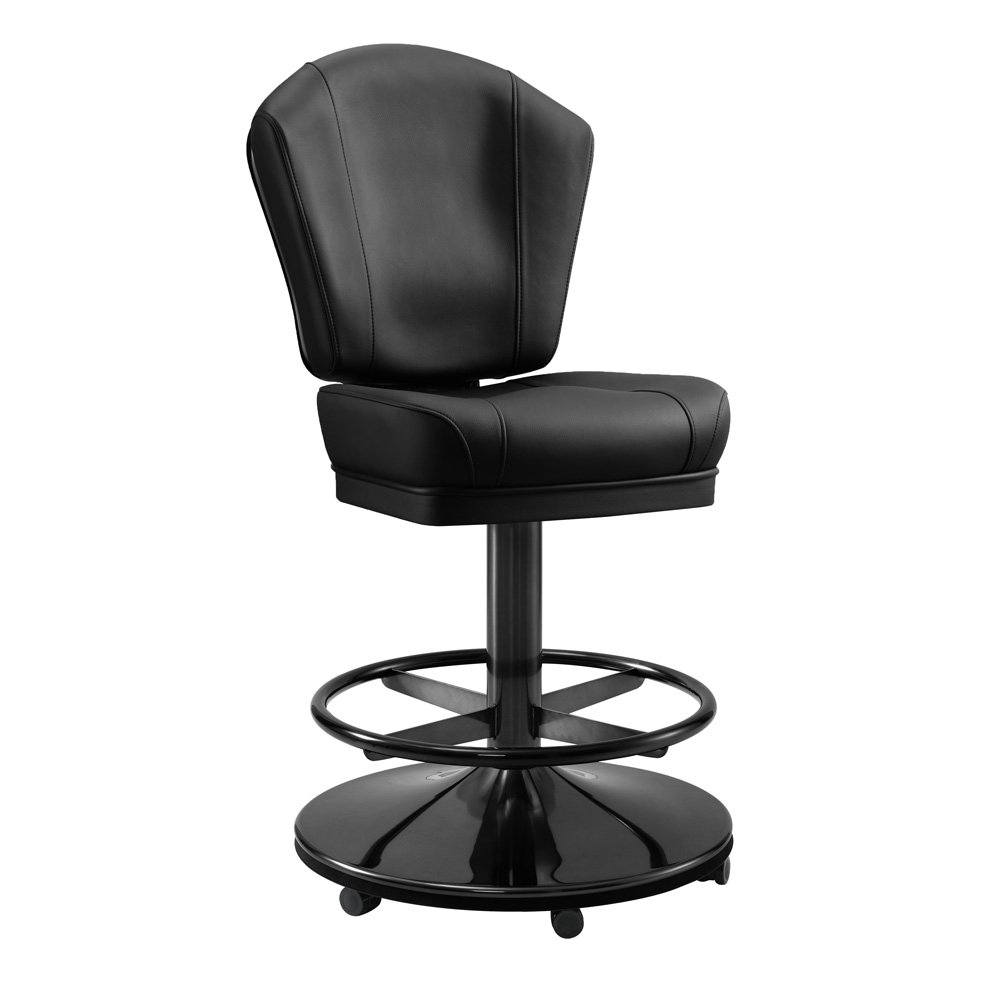 Lusso_gaming stool_high roller wheel base-1